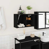 vidaXL Bathroom Wall Cabinet 60x25x30 cm Engineered Wood White