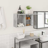 vidaXL Bathroom Wall Cabinet 60x25x30 cm Engineered Wood White
