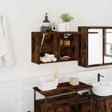 vidaXL Bathroom Wall Cabinet 60x25x30 cm Engineered Wood White