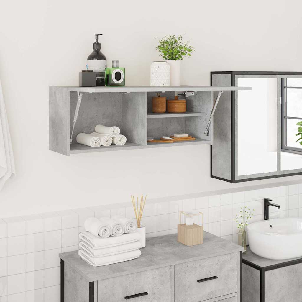 vidaXL Bathroom Wall Cabinet 60x25x30 cm Engineered Wood White