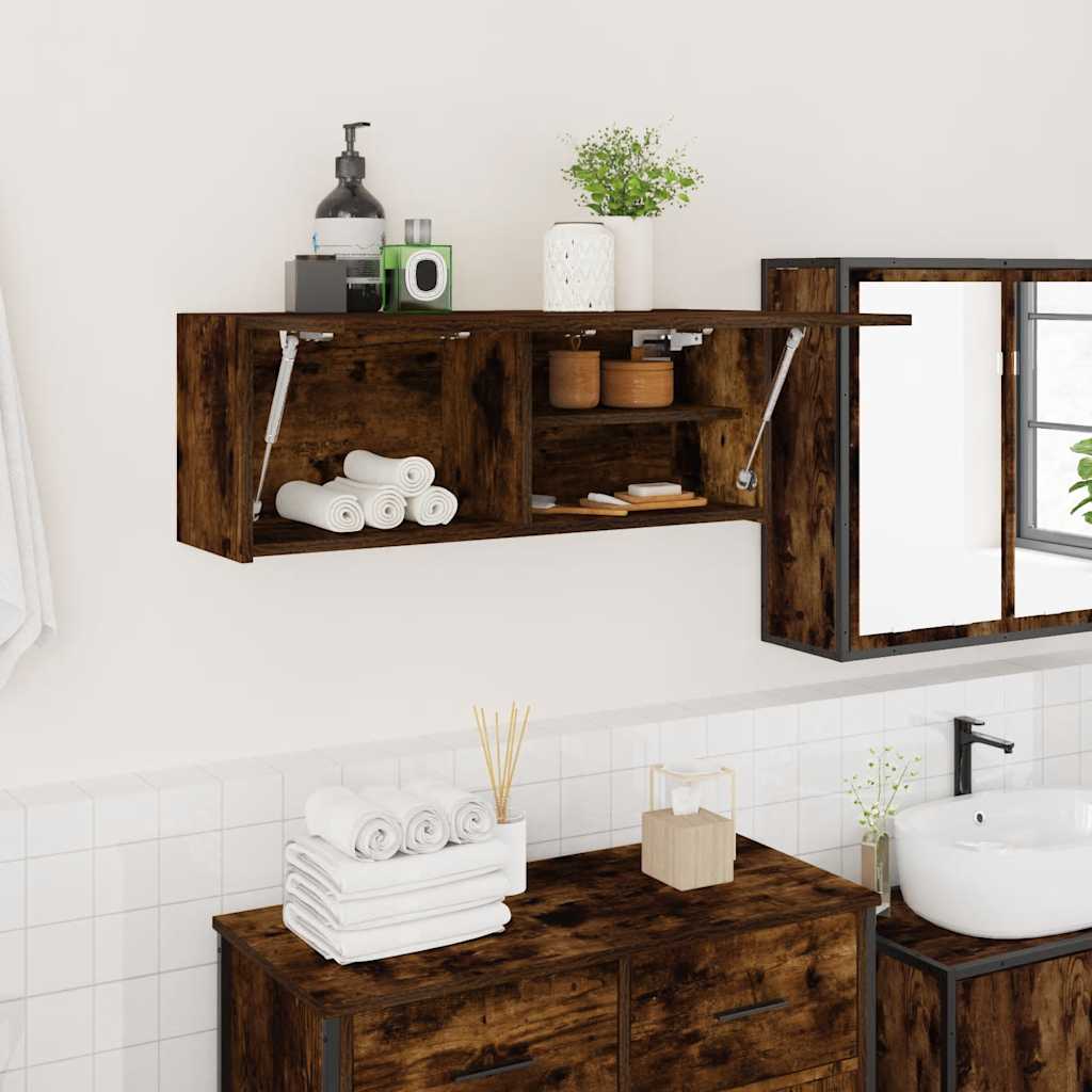 vidaXL Bathroom Wall Cabinet 60x25x30 cm Engineered Wood White