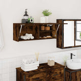 vidaXL Bathroom Wall Cabinet 60x25x30 cm Engineered Wood White