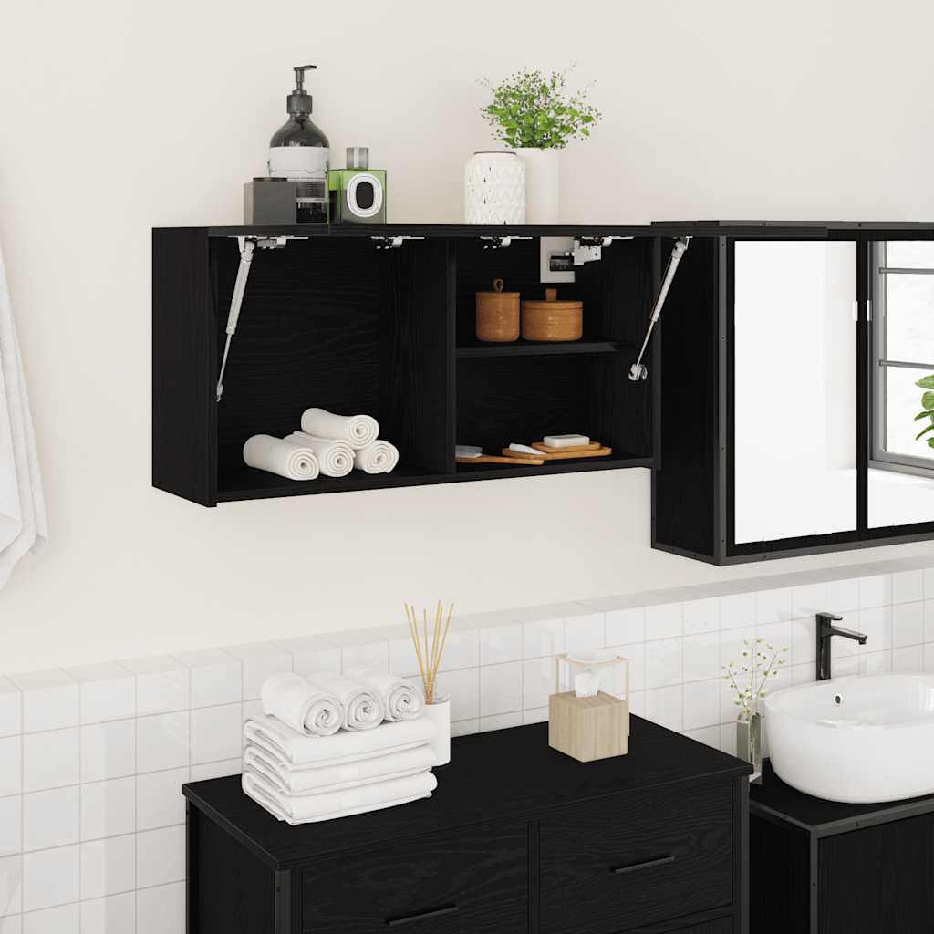vidaXL Bathroom Wall Cabinet 60x25x30 cm Engineered Wood White