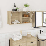 vidaXL Bathroom Wall Cabinet 60x25x30 cm Engineered Wood White