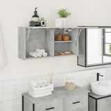 vidaXL Bathroom Wall Cabinet 60x25x30 cm Engineered Wood White