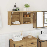 vidaXL Bathroom Wall Cabinet 60x25x30 cm Engineered Wood White