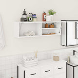 vidaXL Bathroom Wall Cabinet 60x25x30 cm Engineered Wood White