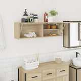 vidaXL Bathroom Wall Cabinet 60x25x30 cm Engineered Wood White
