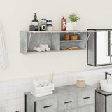 vidaXL Bathroom Wall Cabinet 60x25x30 cm Engineered Wood White