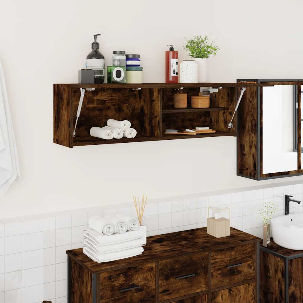 vidaXL Bathroom Wall Cabinet 60x25x30 cm Engineered Wood White