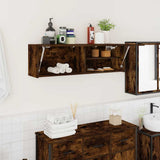 vidaXL Bathroom Wall Cabinet 60x25x30 cm Engineered Wood White