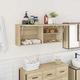 vidaXL Bathroom Wall Cabinet 60x25x30 cm Engineered Wood White