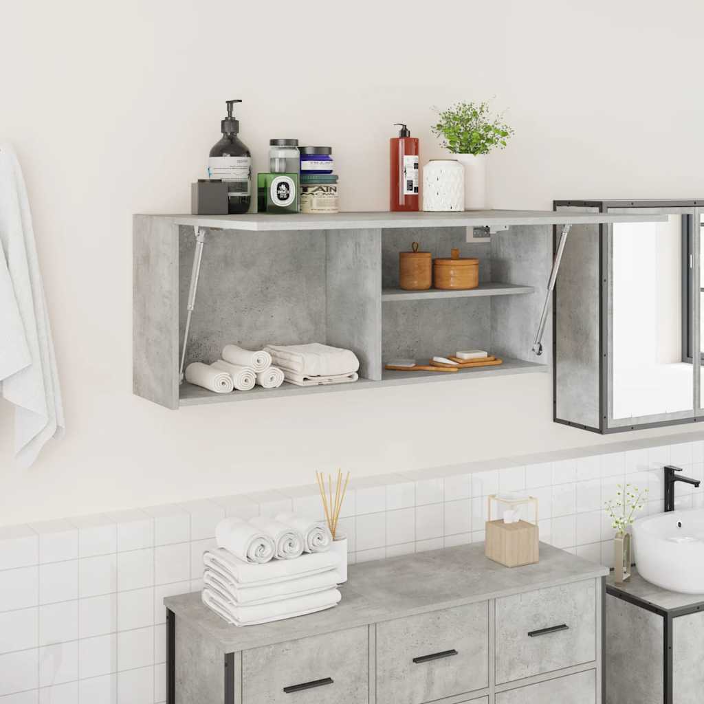 vidaXL Bathroom Wall Cabinet 60x25x30 cm Engineered Wood White