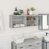 vidaXL Bathroom Wall Cabinet 60x25x30 cm Engineered Wood White