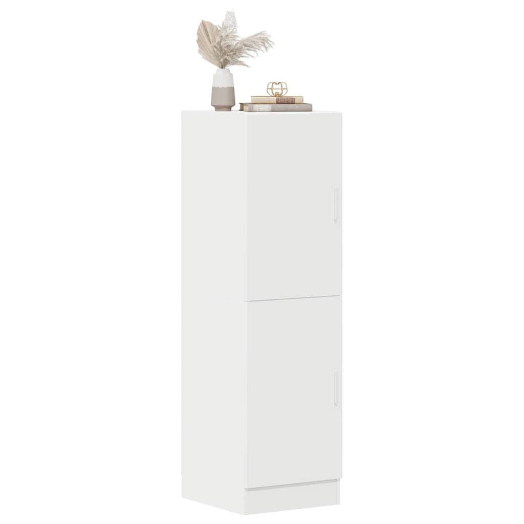 vidaXL Keukenkast 38x41,5x131,5 cm bewerkt hout wit