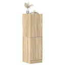 vidaXL Keukenkast 38x41,5x131,5 cm bewerkt hout wit