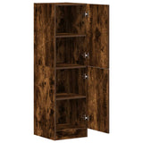 vidaXL Keukenkast 38x41,5x131,5 cm bewerkt hout wit