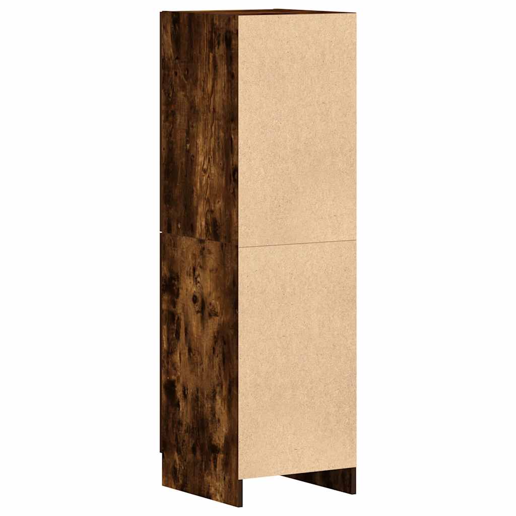 vidaXL Keukenkast 38x41,5x131,5 cm bewerkt hout wit