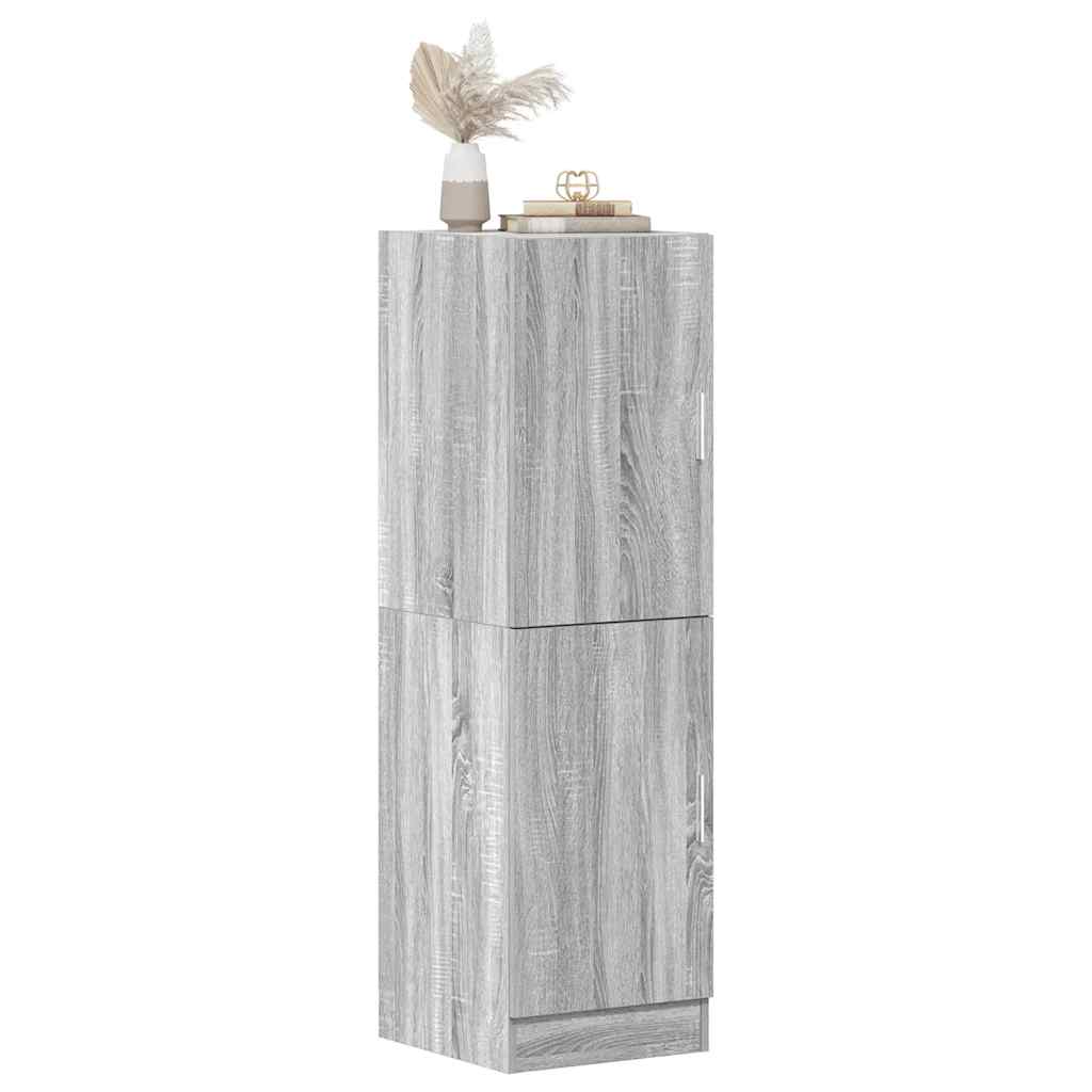 vidaXL Keukenkast 38x41,5x131,5 cm bewerkt hout wit