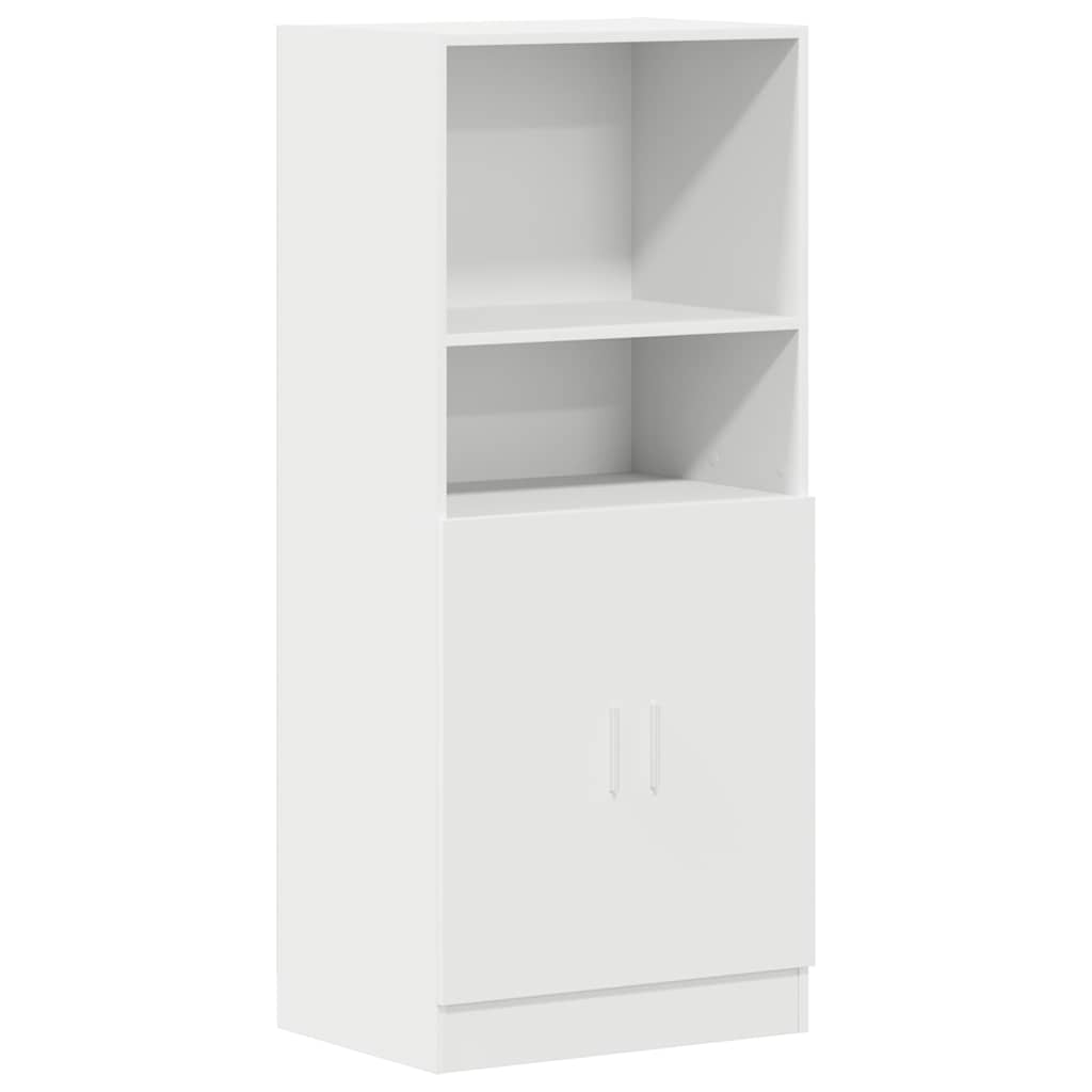 vidaXL Keukenkast 57x41,5x131,5 cm bewerkt hout wit