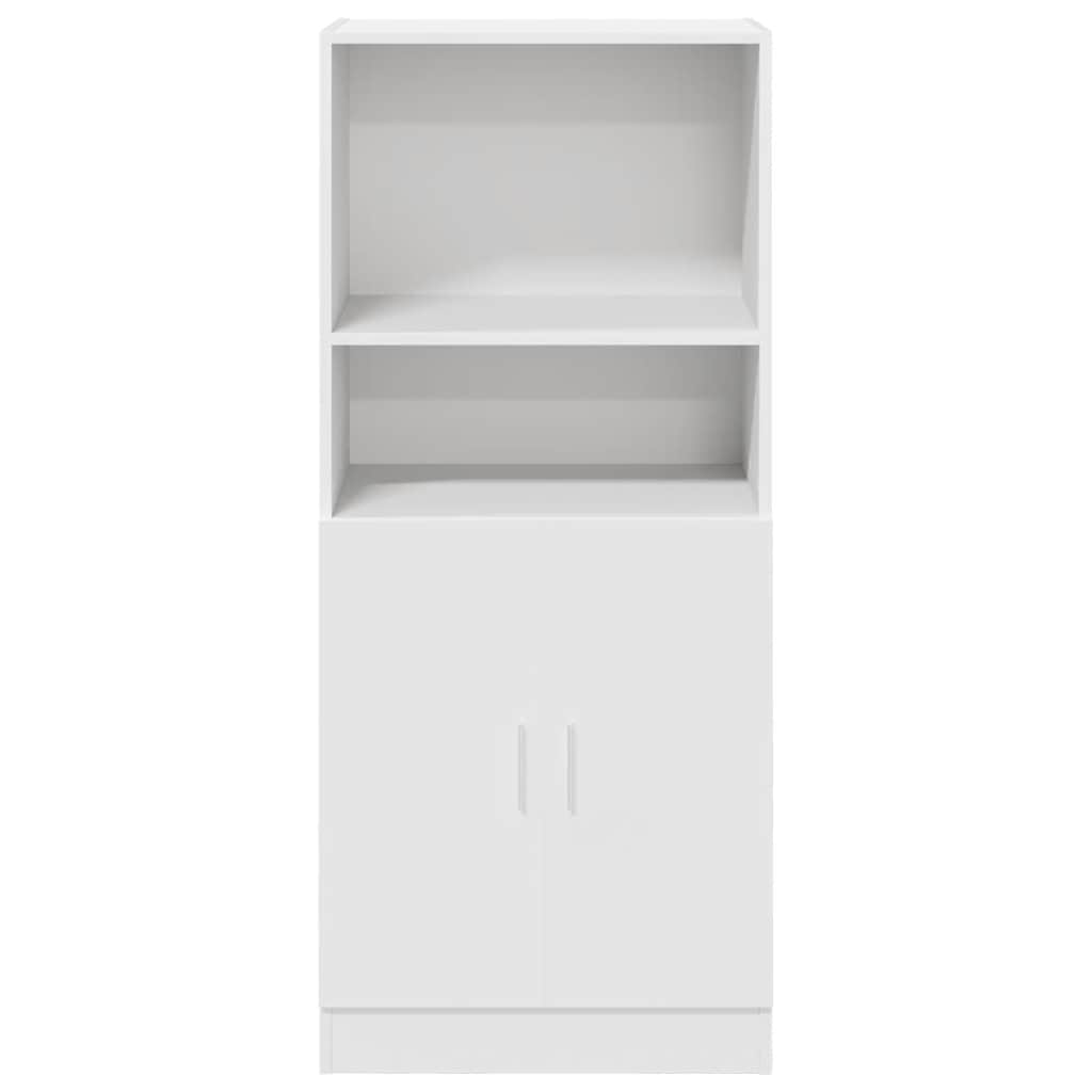 vidaXL Keukenkast 57x41,5x131,5 cm bewerkt hout wit