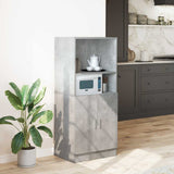 vidaXL Keukenkast 57x41,5x131,5 cm bewerkt hout wit