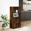 vidaXL Keukenkast 57x41,5x131,5 cm bewerkt hout wit
