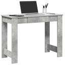 vidaXL Bureau 100x45x75 cm bewerkt hout wit