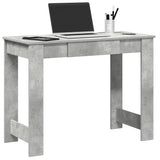 vidaXL Bureau 100x45x75 cm bewerkt hout wit