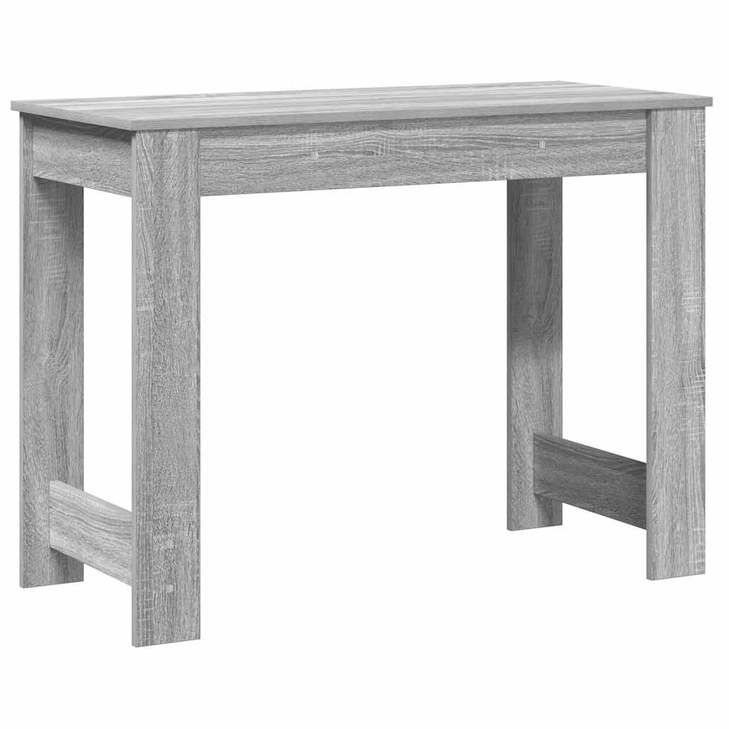 vidaXL Bureau 100x45x75 cm bewerkt hout wit