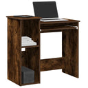 vidaXL Bureau met schappen 84x40x78 cm bewerkt hout wit