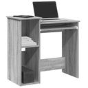 vidaXL Bureau met schappen 84x40x78 cm bewerkt hout wit