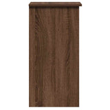 vidaXL Bureau met schappen 84x40x78 cm bewerkt hout wit