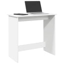 vidaXL Desk 80x40x75 cm engineered wood white