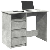vidaXL Bureau 102x50x75 cm bewerkt hout wit