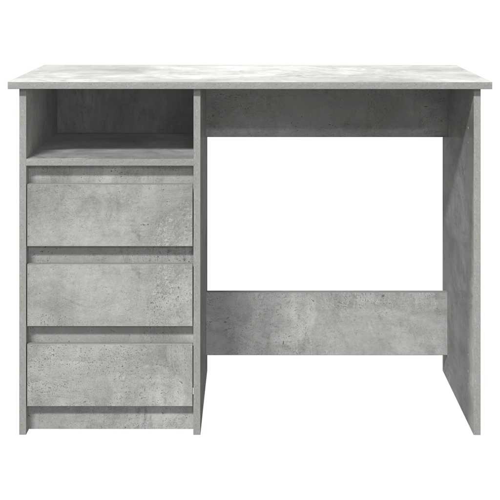 vidaXL Bureau 102x50x75 cm bewerkt hout wit