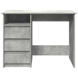 vidaXL Bureau 102x50x75 cm bewerkt hout wit