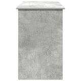 vidaXL Bureau 102x50x75 cm bewerkt hout wit
