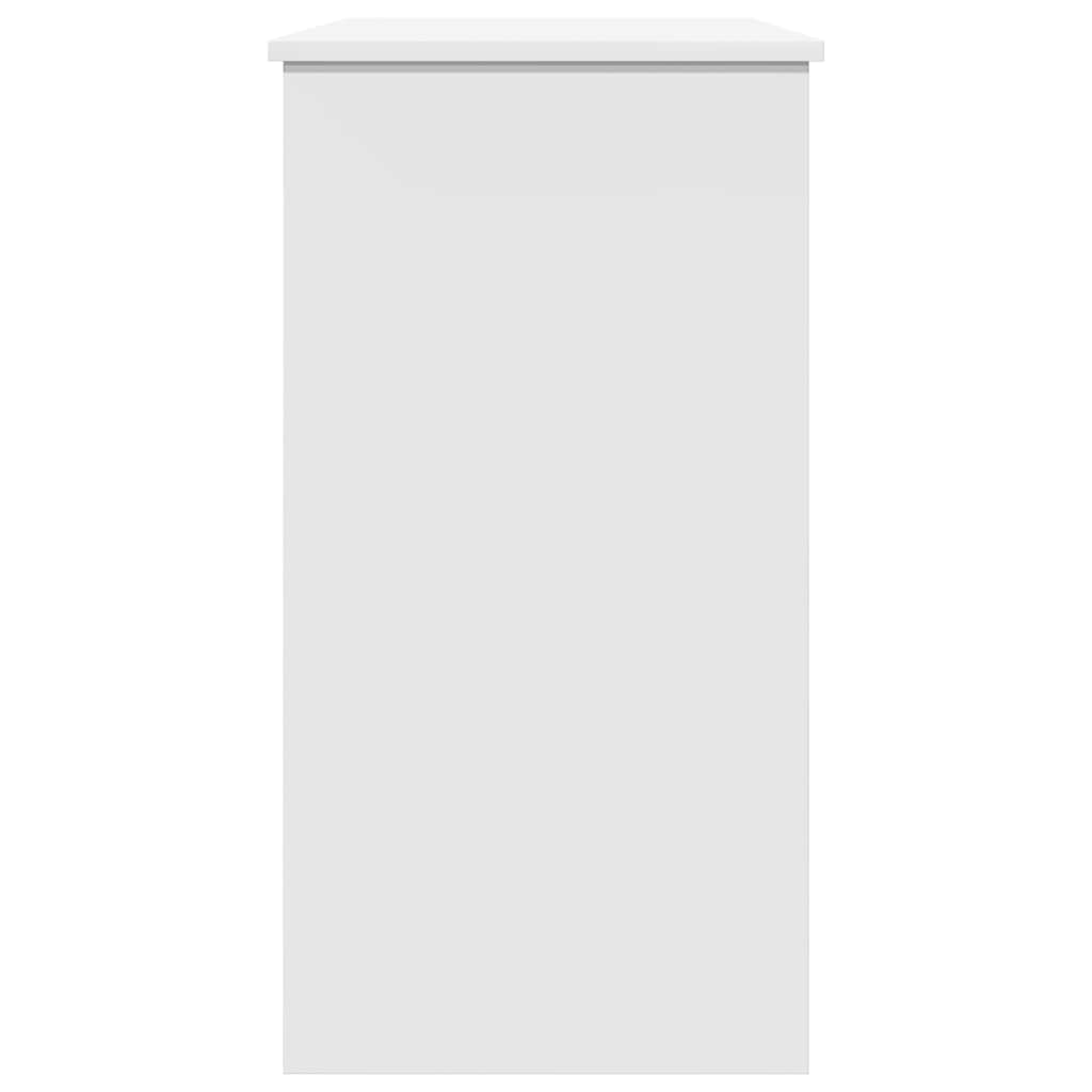 vidaXL Bureau 80x40x75 cm bewerkt hout wit