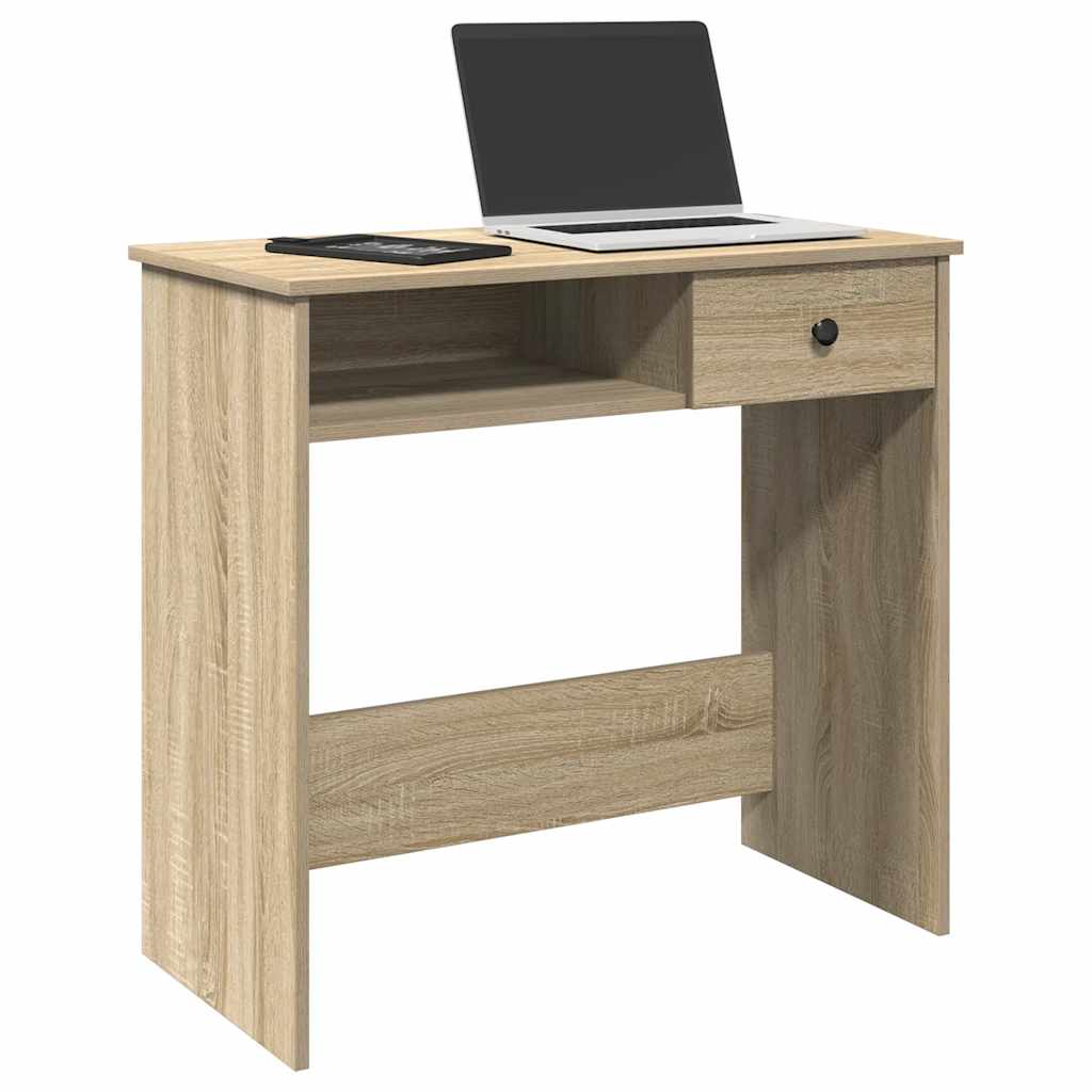 vidaXL Bureau 80x40x75 cm bewerkt hout wit