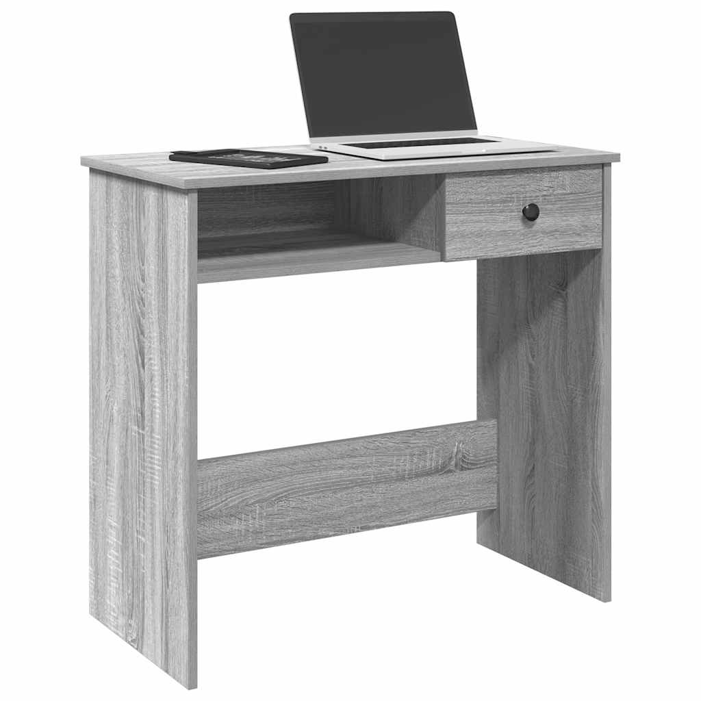 vidaXL Bureau 80x40x75 cm bewerkt hout wit