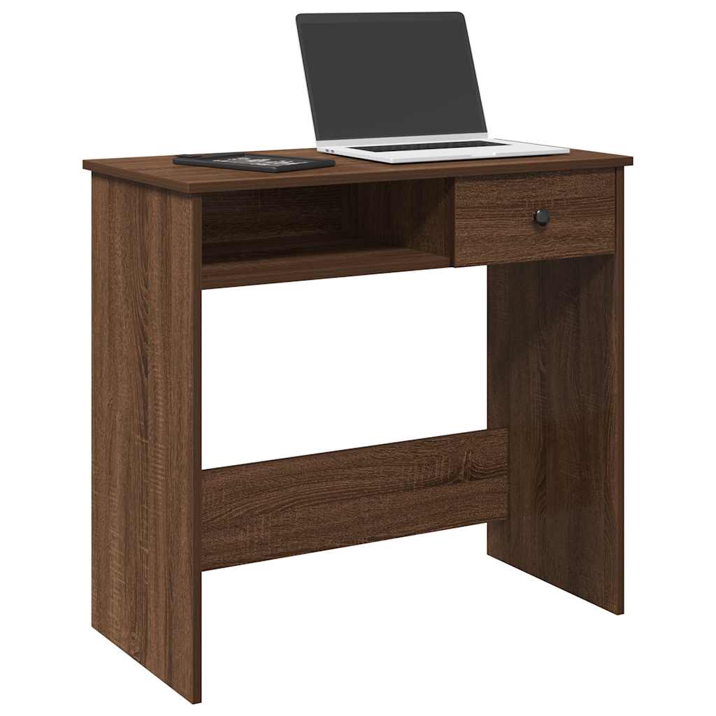 vidaXL Bureau 80x40x75 cm bewerkt hout wit