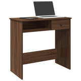 vidaXL Bureau 80x40x75 cm bewerkt hout wit