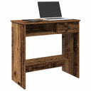 vidaXL Bureau 80x40x75 cm bewerkt hout wit