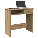 vidaXL Bureau 80x40x75 cm bewerkt hout wit