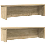 vidaXL Keukenrek stapelbaar 50x15x16 cm bewerkt hout wit