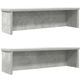 vidaXL Keukenrek stapelbaar 50x15x16 cm bewerkt hout wit