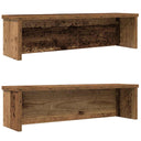 vidaXL Keukenrek stapelbaar 50x15x16 cm bewerkt hout wit
