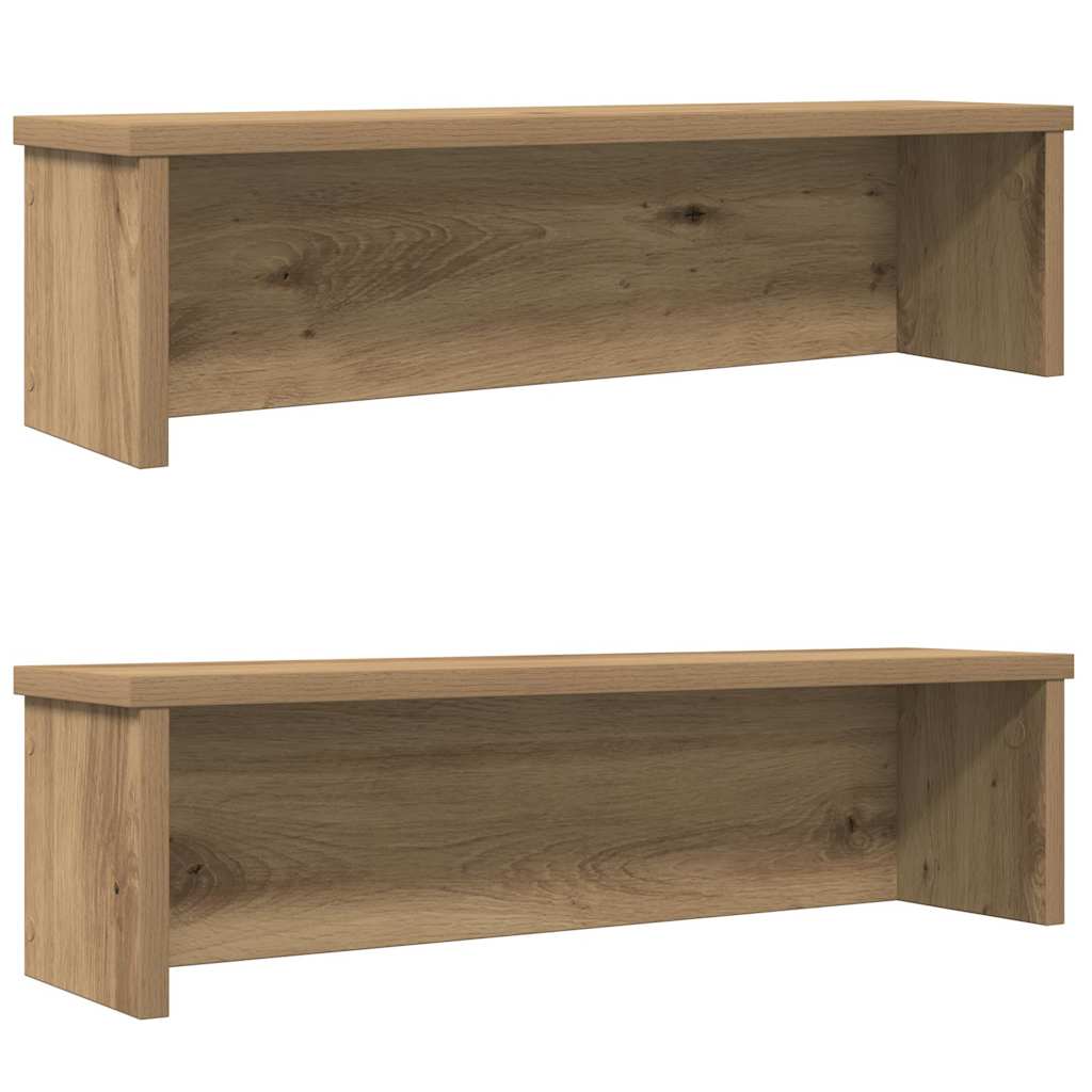 vidaXL Keukenrek stapelbaar 50x15x16 cm bewerkt hout wit