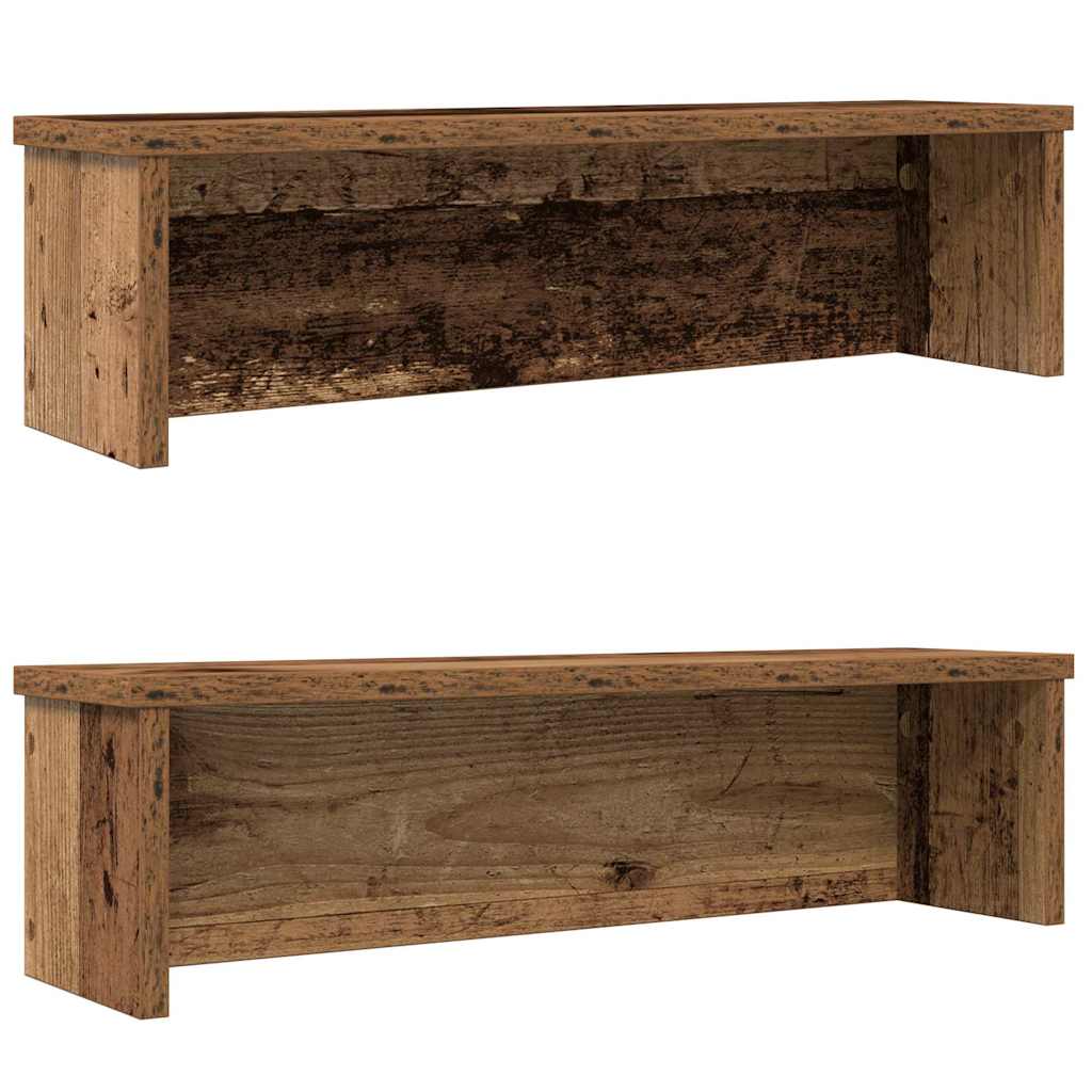 vidaXL Keukenrek stapelbaar 50x15x16 cm bewerkt hout wit